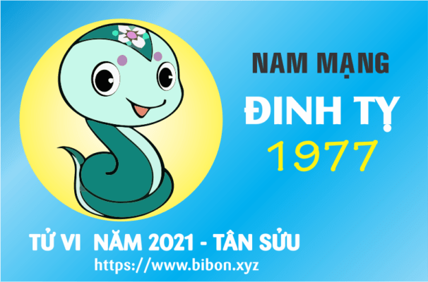 TỬ VI NĂM 2021 TUỔI ĐINH TỴ 1977 NAM MẠNG