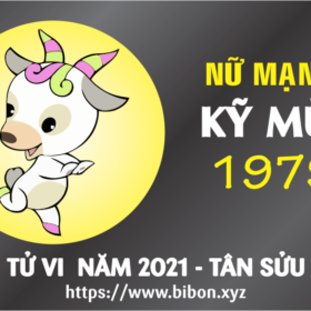 TỬ VI NĂM 2021 TUỔI KỶ MÙI 1979 NỮ MẠNG