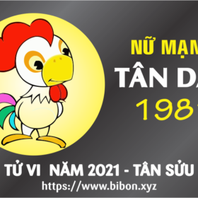 TỬ VI NĂM 2021 TUỔI TÂN DẬU 1981 NỮ MẠNG