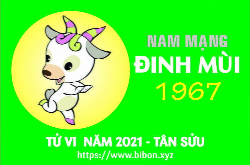 TỬ VI NĂM 2021 TUỔI ĐINH MÙI 1967 - NAM MẠNG