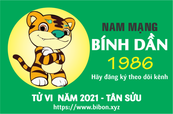TỬ VI NĂM 2021 TUỔI BÍNH DẦN 1986 NAM MẠNG