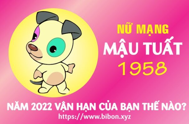 TỬ VI TUỔI MẬU TUẤT 1958 NỮ MẠNG NĂM 2022 (Nhâm Dần)