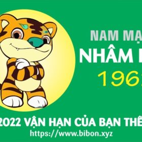 TỬ VI TUỔI NHÂM DẦN 1962 NAM MẠNG NĂM 2022 (Nhâm Dần)