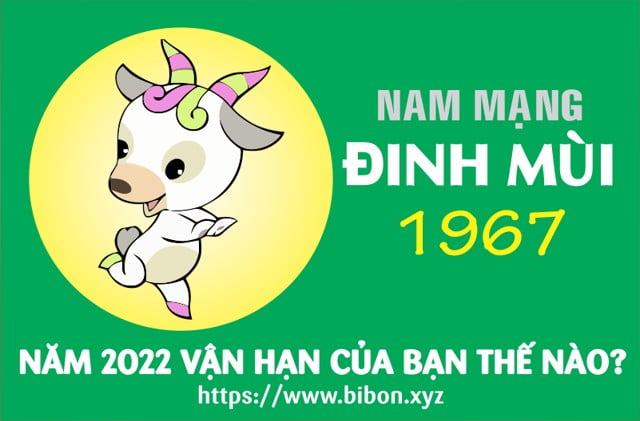TỬ VI TUỔI ĐINH MÙI 1967 NAM MẠNG NĂM 2022 (Nhâm Dần)
