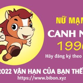 TỬ VI TUỔI CANH NGỌ 1990 NỮ MẠNG NĂM 2022 (Nhâm Dần)