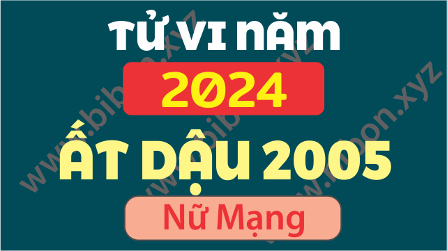 TU VI TUOI 2005 AT DAU NAM 2024 NU MANG