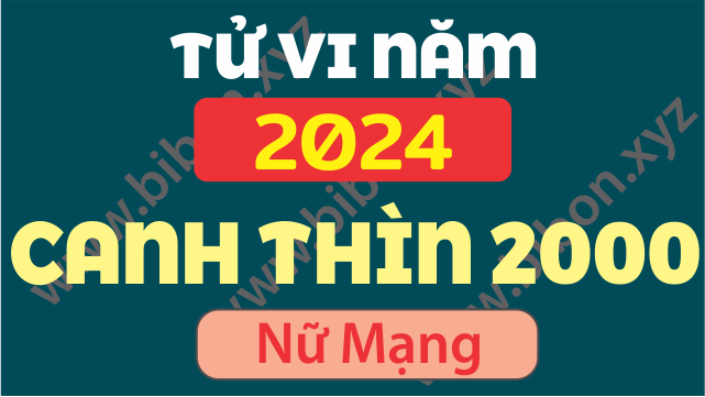 TU VI TUOI CANH THIN 2000 NAM 2024 NU MANG